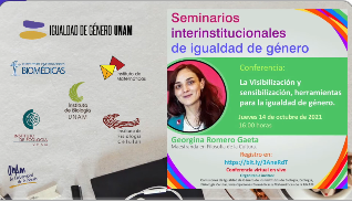 Conferencia: La visualización y sensibilización, herramientas para la igualdad de género