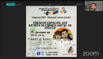 Semana de visibilidad Existencia y resistencia de la comunidad LGBT+FES Cuautitlán/Tribu Queer FESC. Creando espacios, ser artista de cómics LGBT+ en México
