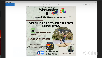 Semana de visibilidad Existencia y resistencia de la comunidad LGBT+FES Cuautitlán/Tribu Queer FESC. Visibilidad LGBT+ en espacios deportivos