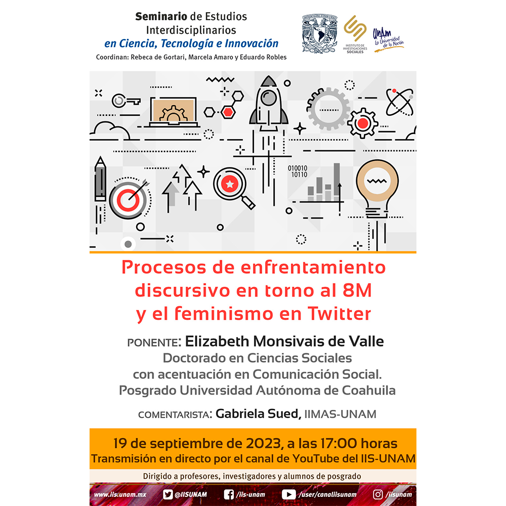 Conferencia: «Procesos de enfrentamiento discursivo en torno al 8M y el feminismo en twitter»