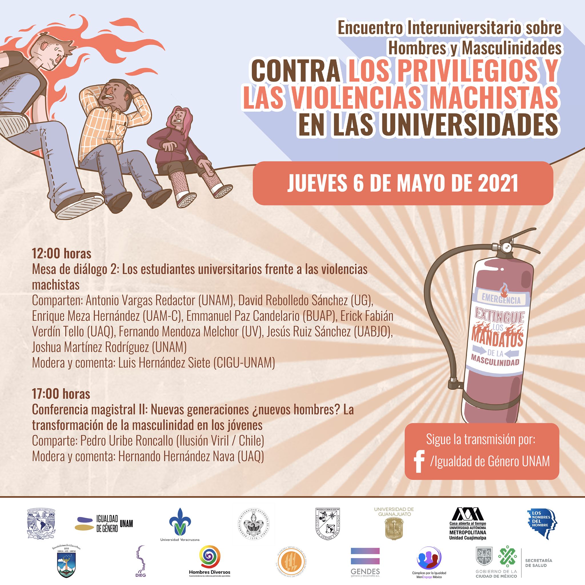 Conferencia II: Nuevas generaciones ¿nuevos hombres? La transformación de la masculinidad en los jóvenes