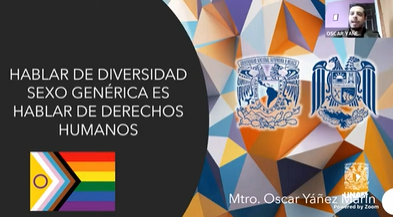 Jornada del Orgullo LGBTTIQ+ 2022. Conversatorio. Hablar de diversidad sexo genérica es hablar de derechos humanos.