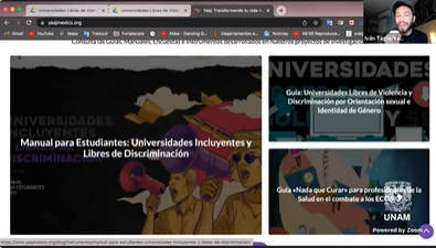 Jornada del Orgullo LGBTTIQ+ 2022. Presentación del libro "Guía de Universidades Libres de Violencia y Discriminación por Orientación Sexual o Identidad de Género".