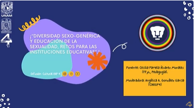 Jornada del Orgullo LGBTTIQ+ 2022. Diversidad sexo-genérica y educación de la sexualidad, retos para las instituciones educativas.