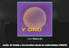 Violeta y Oro. Escritura desde las maternidades.