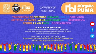 Jornada del Orgullo LGBTTIQ+ 2022. Conociendo los Derechos Humanos para la Comunidad LGBTTTIQ+ en países latinoamericanos como herramienta contra la violencia y la discriminación.