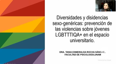 Jornada del Orgullo LGBTTIQ+ 2022. Diversidades y disidencias sexo-genéricas: Prevención de las violencias sobre jóvenes LGBTTTIQA+