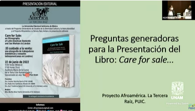 Presentación del libro: Care for Sale: an Ethnography of Latin American Domestic and sex Workers in London (El cuidado a la venta: una etnografía de trabajadoras domésticas y sexuales latinoamericanas en Londres)