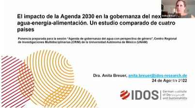 Octava Sesión del Seminario de Género 2022. Investigación e Intervención desde perspectivas feministas y de género: desafíos y alternativas en Latinoamérica.