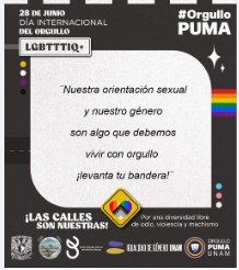Jornada del Orgullo LGBTTIQ+ 2022. Carteles de concientización sobre la comunidad LGBT+