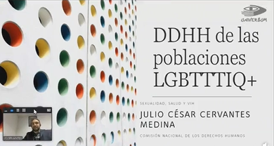 Jornada del Orgullo LGBTTIQ+ 2022. Los derechos humanos hoy en la población LGBT+ en México.