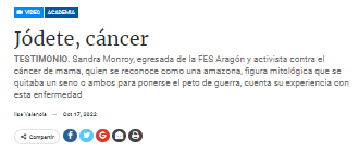 Jódete, cáncer.
