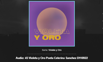 Violeta y Oro. Poesía, libertad y resistencia.