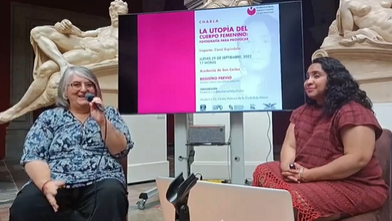 Bordadoras, saberes y cruces feministas. Charla: La utopía del cuerpo femenino: fotografía para provocar.