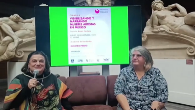 Bordadoras, saberes y cruces feministas. Charla: Visibilizando y narrando mujeres artistas en México.