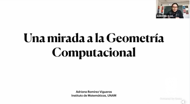 Semana por la Despenalización del aborto. Sesión Mujeres que inspiran. Una mirada a la Geometría Computacional.