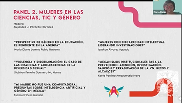 4to. Congreso Internacional. Mujeres y niñas desde una doble perspectiva: Género y Derechos  Humanos en el marco de los Objetivos de Desarrollo Sostenible. Panel 2. Mujeres en las ciencias, TIC y género.
