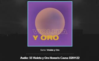 Violeta y Oro. ¡Goya! Honoris Causa: Paridad, libertad e inclusión.