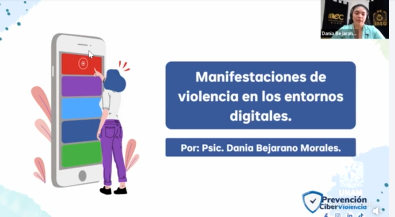 Webinar. Manifestaciones de la violencia en los entornos digitales.
