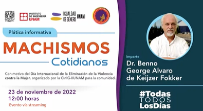 25N 2022. Plática informativa. Machismos cotidianos.