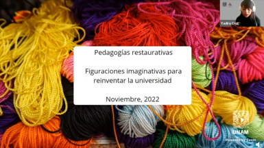 Conferencia. Pedagogías restaurativas: figuraciones imaginativas para reinventar la universidad.