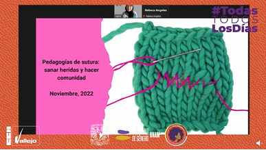 25N 2022. Jueves por la Igualdad. Videoconferencia. Pedagogías de sutura: sanar heridas y hacer comunidad.
