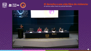 25N 2022. Conversatoria. El derecho a una vida libre de violencia: el camino arduo hacia la justicia feminista.