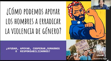 25N 2022. Semana por la NO VIOLENCIA. Plática. ¿Cómo podemos apoyar a los hombres a erradicar la violencia de género?.