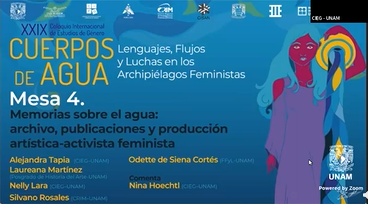 XXIX Coloquio Internacional de Estudios de Género. Cuerpos de Agua. Lenguajes, Flujos y Luchas en los Archipiélagos Feministas. Mesa 4.