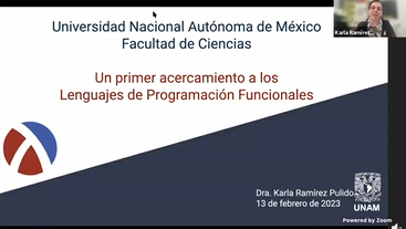 11F. Plática. Un primer acercamiento a los lenguajes de programación funcionales.