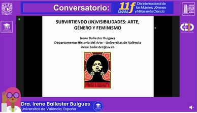 11F. Conversatorio. Subvirtiendo (In)visibilidades. Arte, género y feminismo.