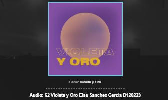 Violeta y Oro. Soñar con estudiar el sol. Elsa Sánchez García.