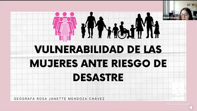 Semana por la Igualdad y la Equidad. Vulnerabilidad de las mujeres ante riesgo de desastre.