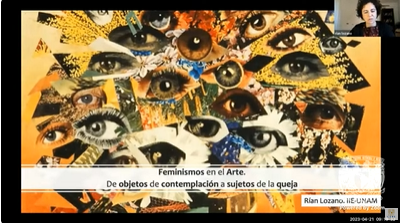 Ciclo de Conferencias. La mujer en la cultura. Sesión 8. Feminismo en el arte: de objetos de contemplación a sujetos de la queja. Riánsares Lozano.