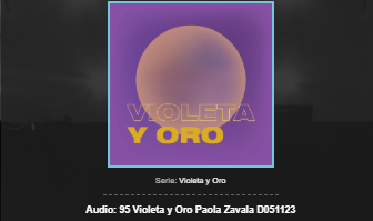 Violeta y Oro. Laboratorio de Paz. Una conversación con Paola Zavala.