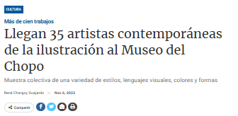 Llegan 35 artistas contemporáneas de la ilustración al Museo del Chopo.
