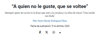 "A quien no le guste, que se voltee"