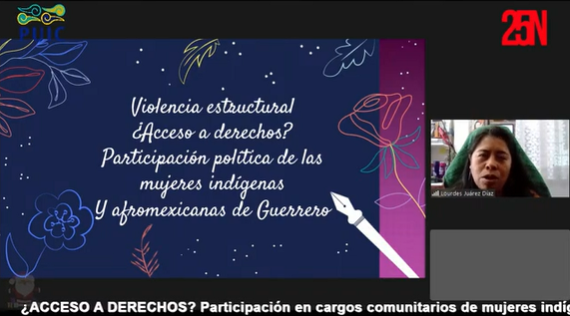 25N 2023. ¿Acceso a Derechos? Participación política de mujeres indígenas y afromexicanas de Guerrero