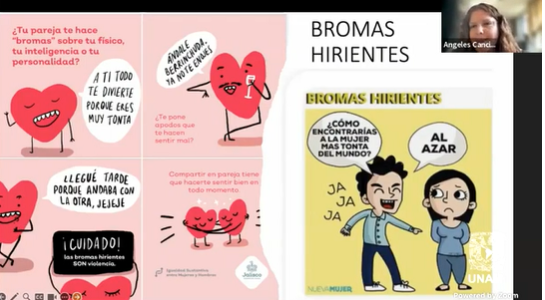 25N 2023. Semana por la No Violencia. El amor romántico y el violentómetro.