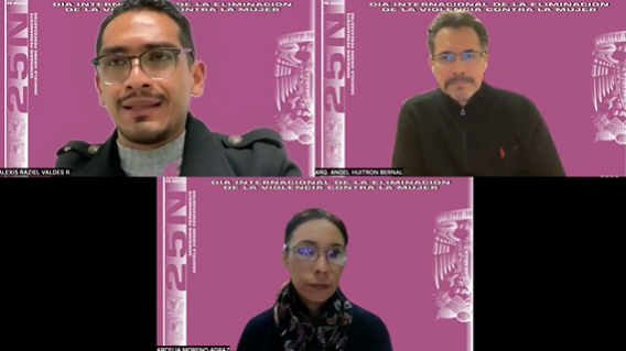 Jornada. Actividades 25N 2023. Sesión 3. Conversatorio. La violencia y sus manifestacIones en la adolescencia.