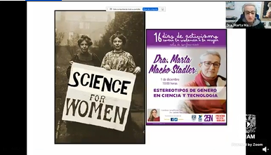 25N 2023. Conferencia. Estereotipos de género en ciencia y tecnología