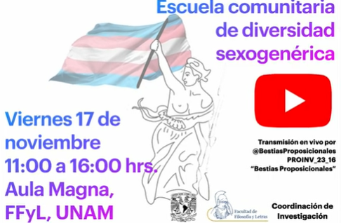 Taller. Escuela comunitaria de diversidad sexogénerica.