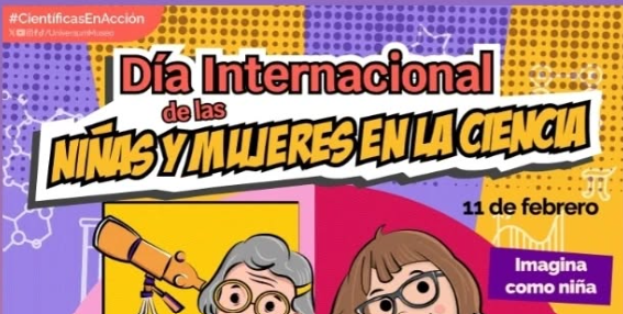 11F 2024. Infografía. Día Internacional de las Niñas y Mujeres en la Ciencia.