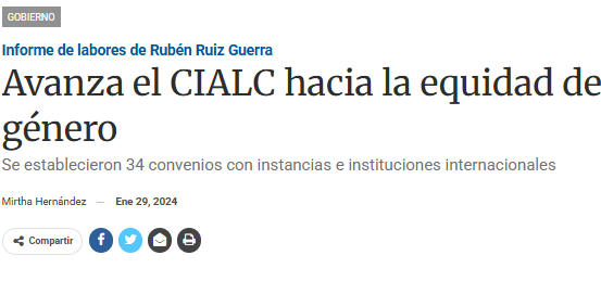 Avanza el CIALC hacia la equidad de género.